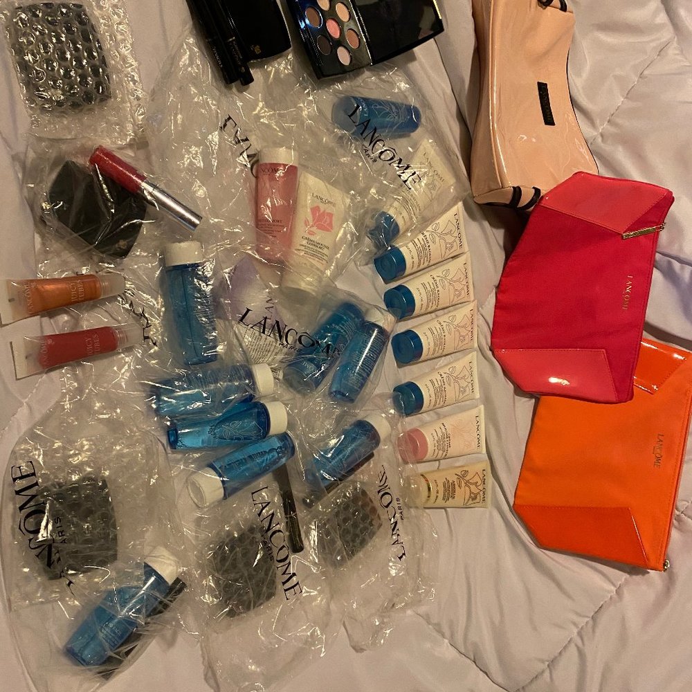 Lancome lots eyeshadows, cleanser, mascara
